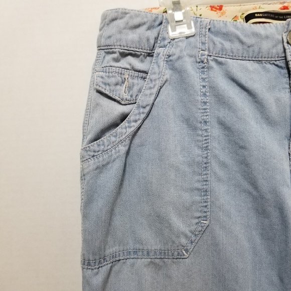 Daughters Of The Liberation pants 8 wide leg trousers lightweight flare bootcut - Picture 3 of 15